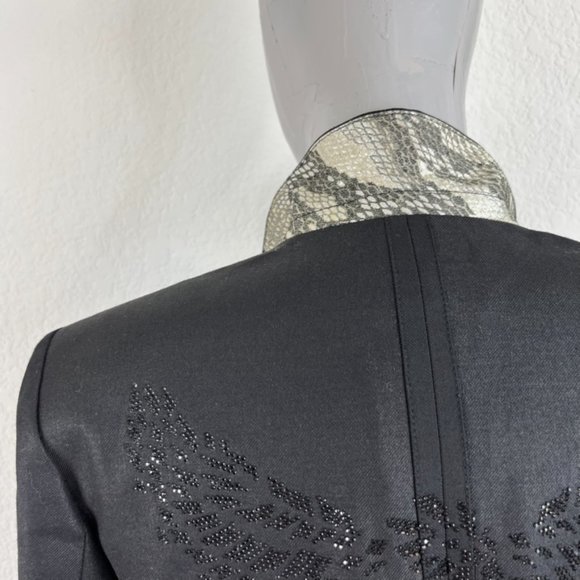 Zadig & Voltaire Viva Bis Eagles Jacket Studded Blazer Phoenix - Picture 3 of 14